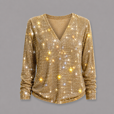 Imogen | Women's Long Sleeve Sequin Top