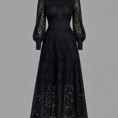 Alice | Wedding Guest Lace Midi Dress