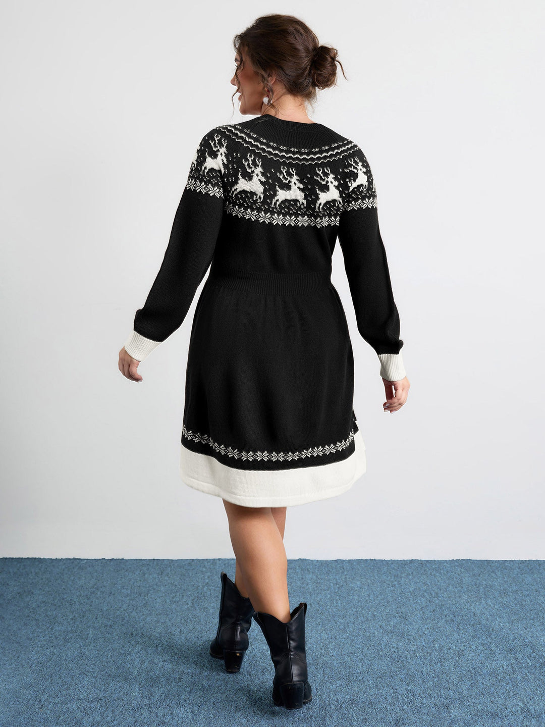 Daisy | Fair Isle Knitted Dress