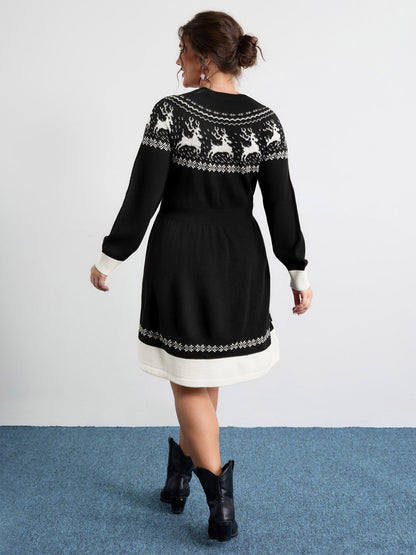 Daisy | Fair Isle Knitted Dress