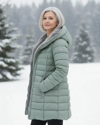 Millie | Womens Quilted Hooded Puffer Coat