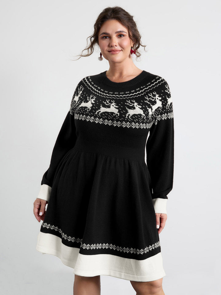 Daisy | Fair Isle Knitted Dress