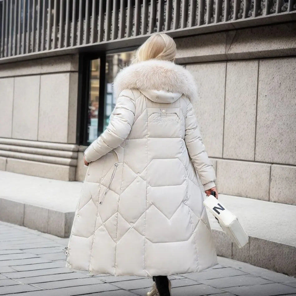 Verity | Long Hooded Quilted Coat
