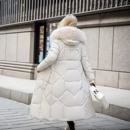Verity | Long Hooded Quilted Coat