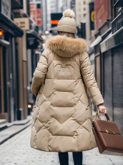 Verity | Long Hooded Quilted Coat