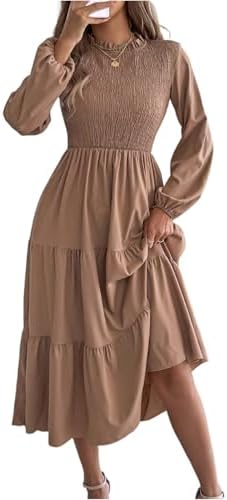 Florence | Smocked Bodice Tiered Midi Dress