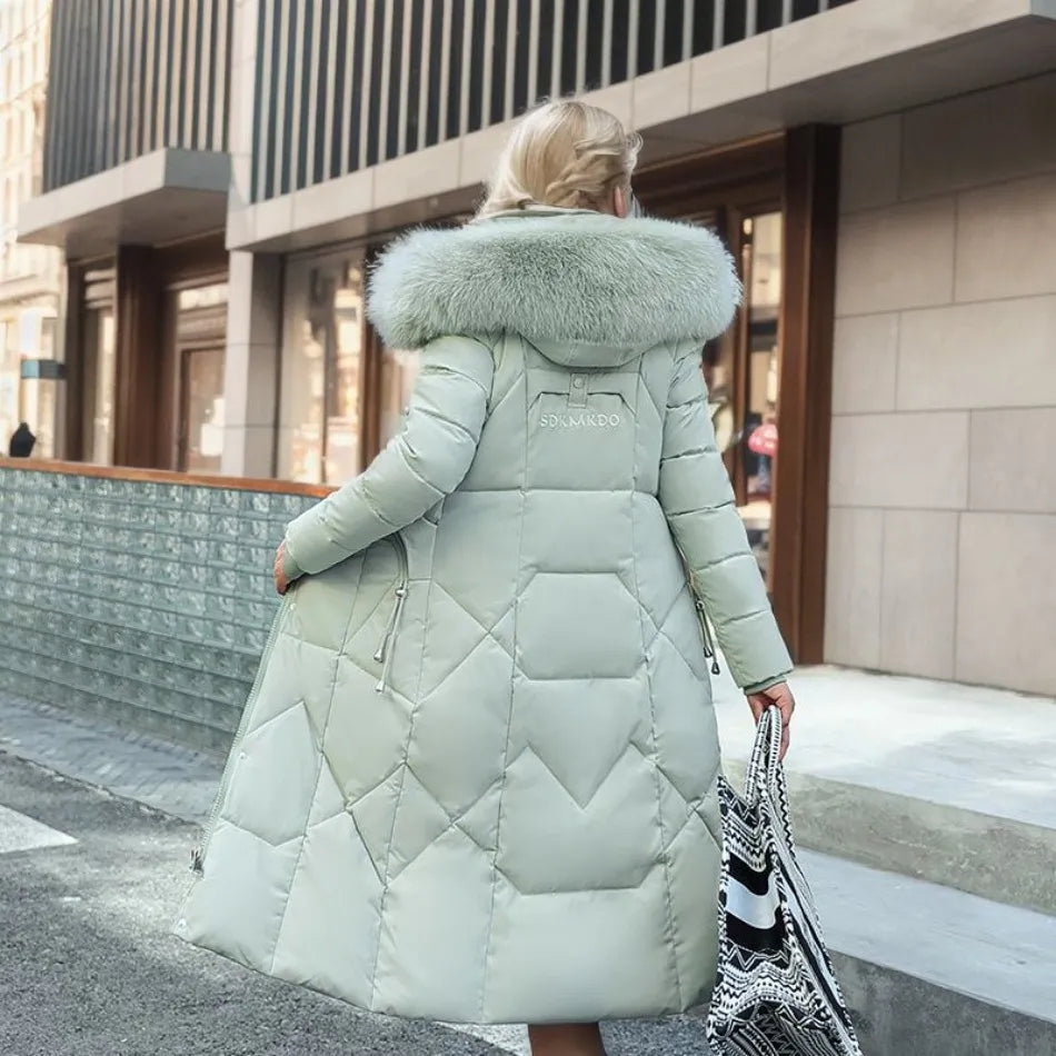 Verity | Long Hooded Quilted Coat