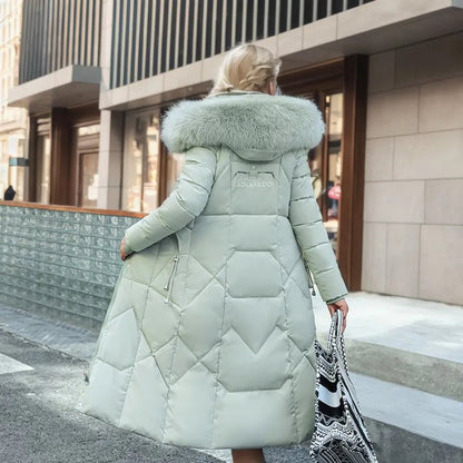 Verity | Long Hooded Quilted Coat