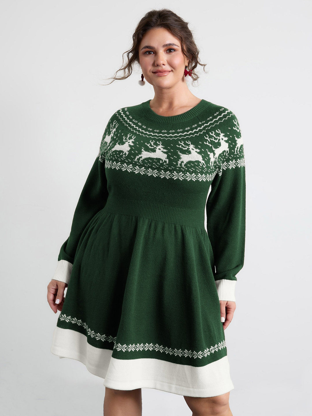 Daisy | Fair Isle Knitted Dress