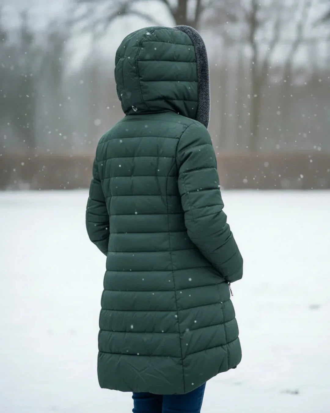 Millie | Womens Quilted Hooded Puffer Coat