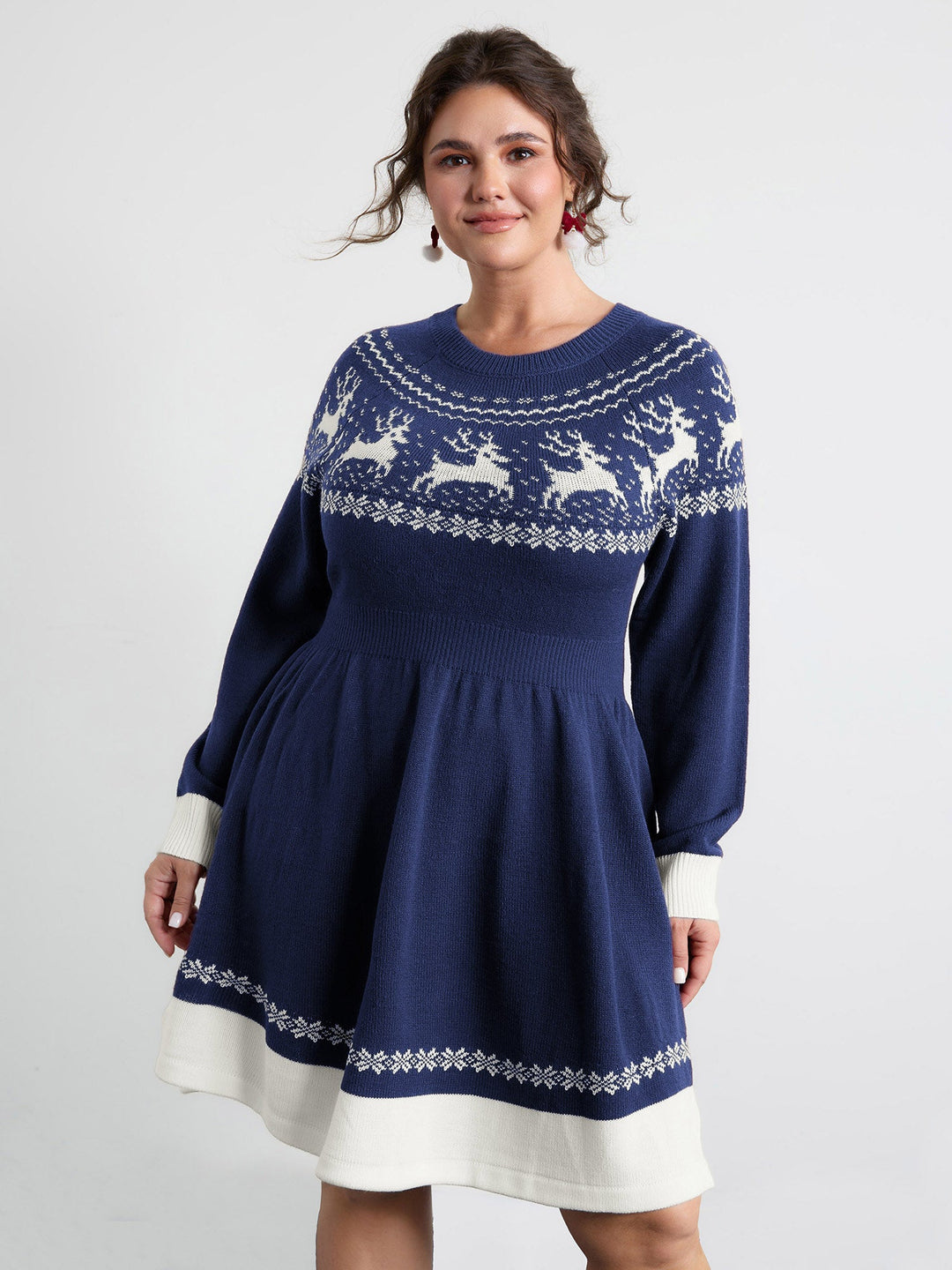 Daisy | Fair Isle Knitted Dress