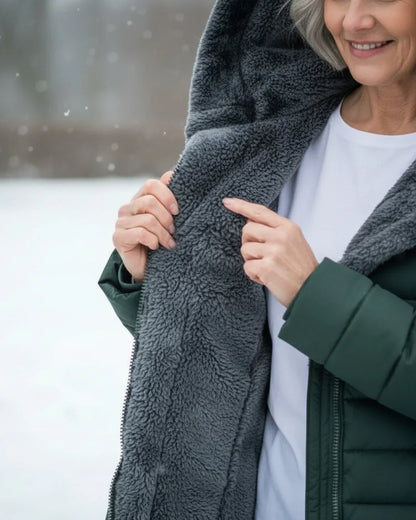 Millie | Womens Quilted Hooded Puffer Coat