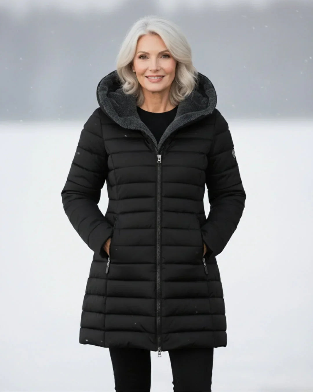 Millie | Womens Quilted Hooded Puffer Coat
