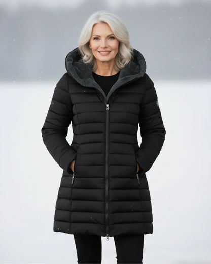 Millie | Womens Quilted Hooded Puffer Coat