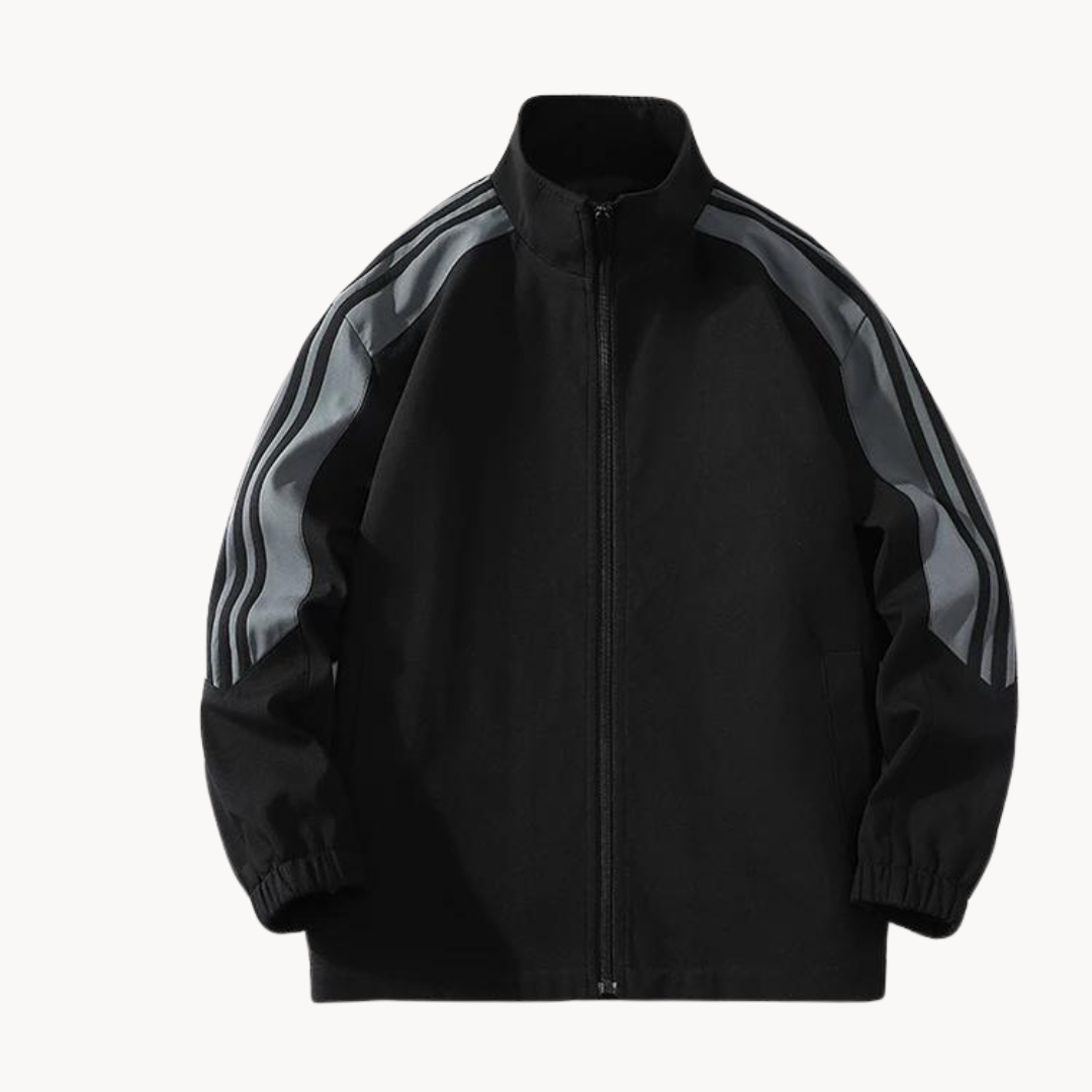 Sky striped zip tracksuit