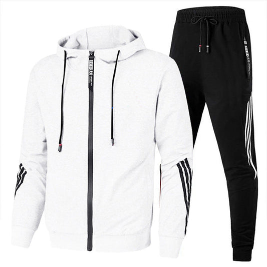 Jasper mens hooded zip tracksuit