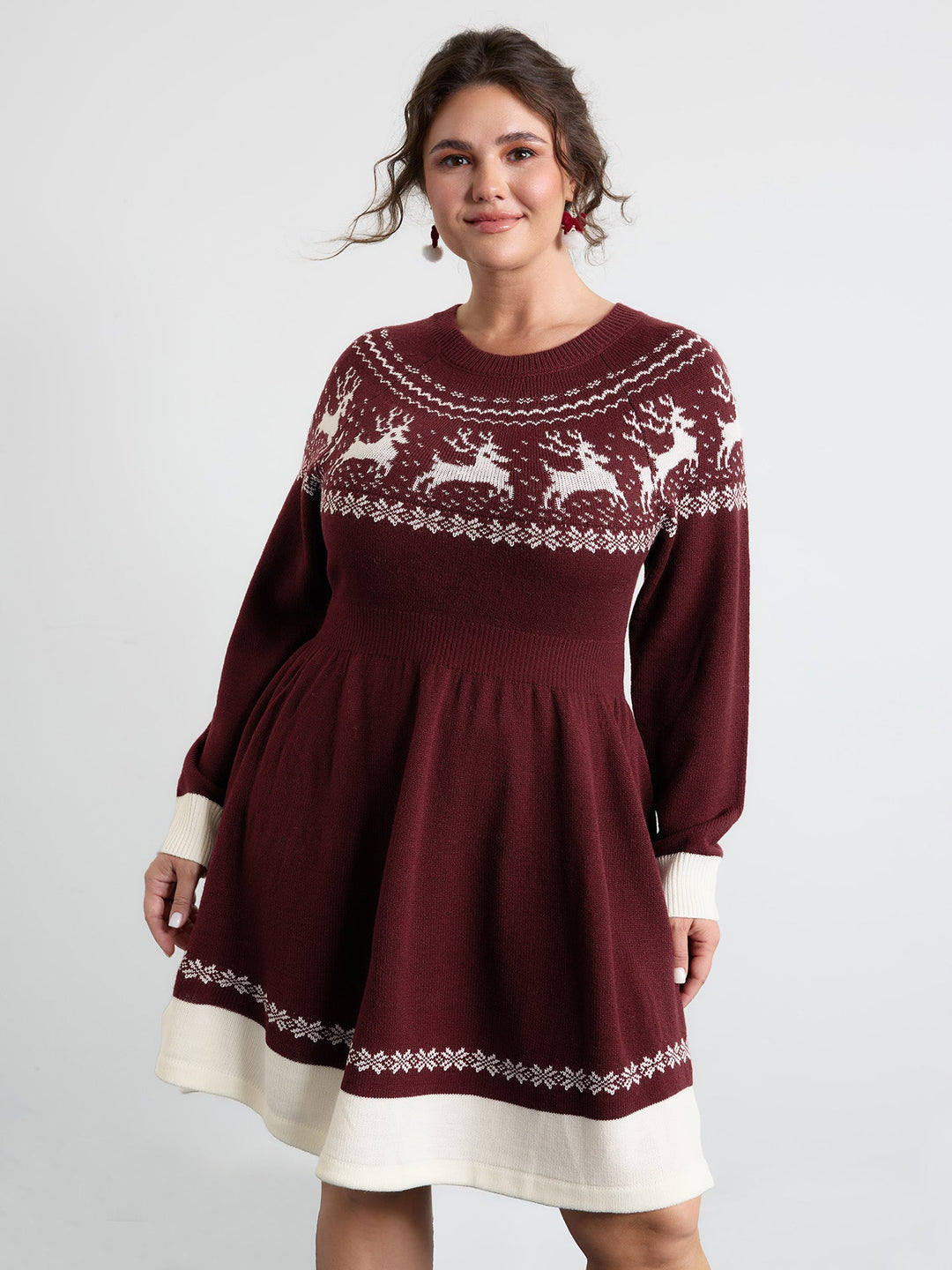 Daisy | Fair Isle Knitted Dress