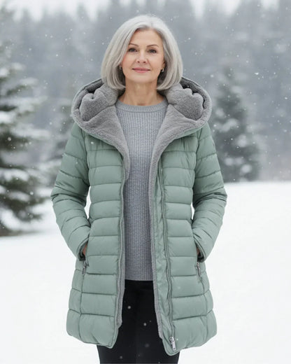Millie | Womens Quilted Hooded Puffer Coat