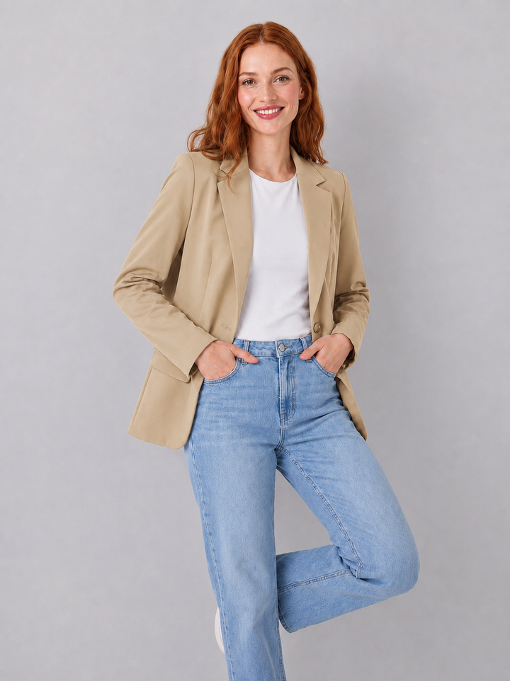 Savannah | Structured Two-Button Blazer – Casual &amp; Everyday