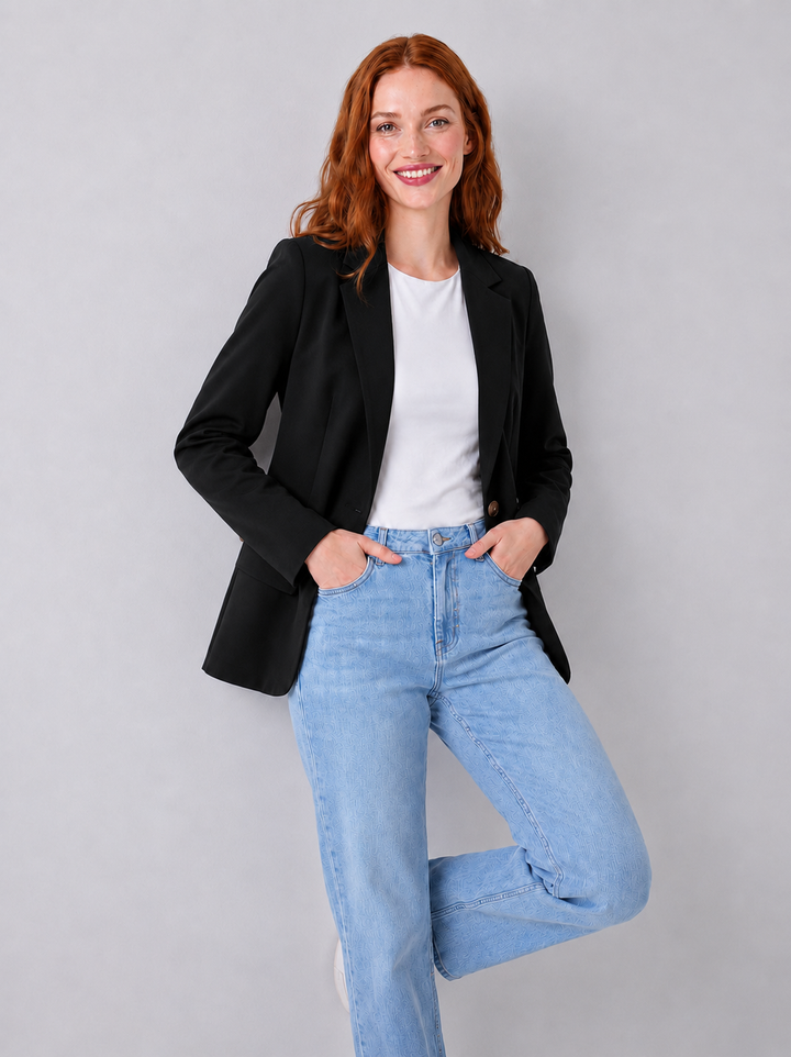 Savannah | Structured Two-Button Blazer – Casual &amp; Everyday