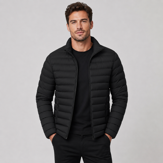 Barnaby mens quilted puffer jacket