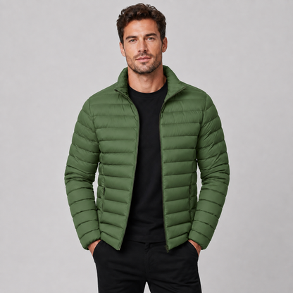Barnaby mens quilted puffer jacket