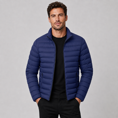 Barnaby mens quilted puffer jacket