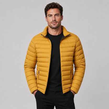 Barnaby mens quilted puffer jacket