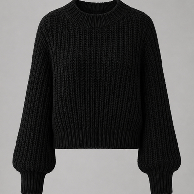 Amelia | Chunky Knit Cropped Jumper