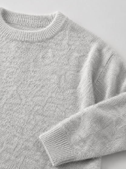 Womens soft knit crew neck jumper, view 10