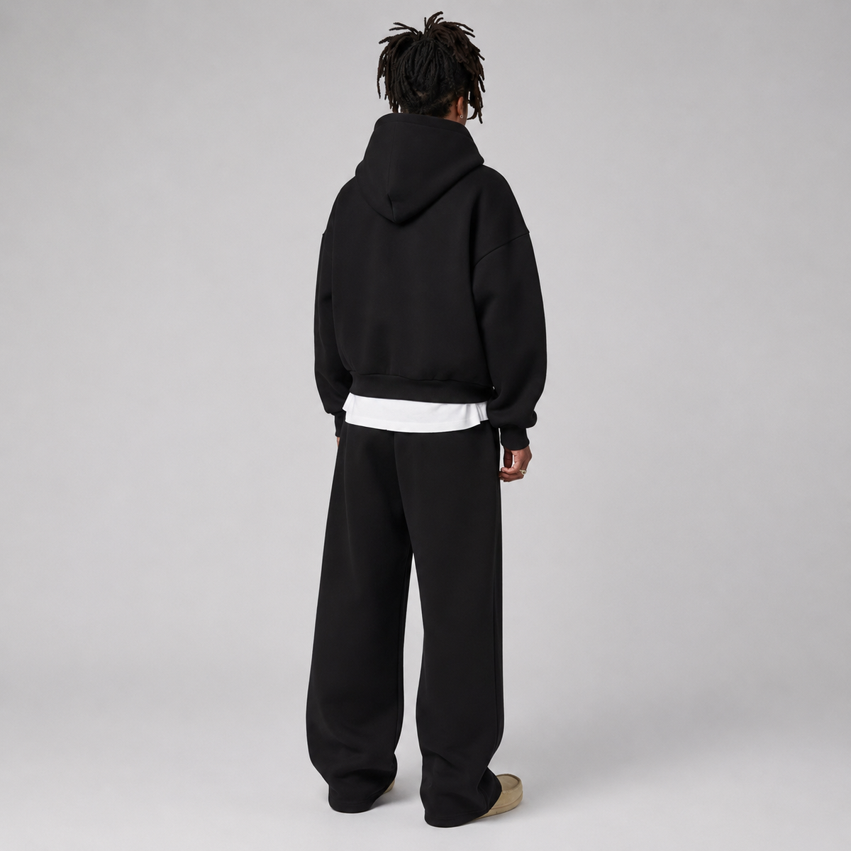 Monty mens fleece hoodie and joggers tracksuit set