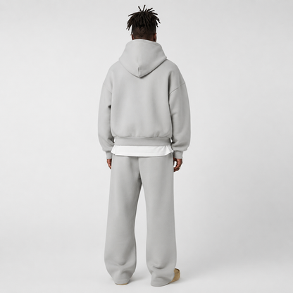 Monty mens fleece hoodie and joggers tracksuit set
