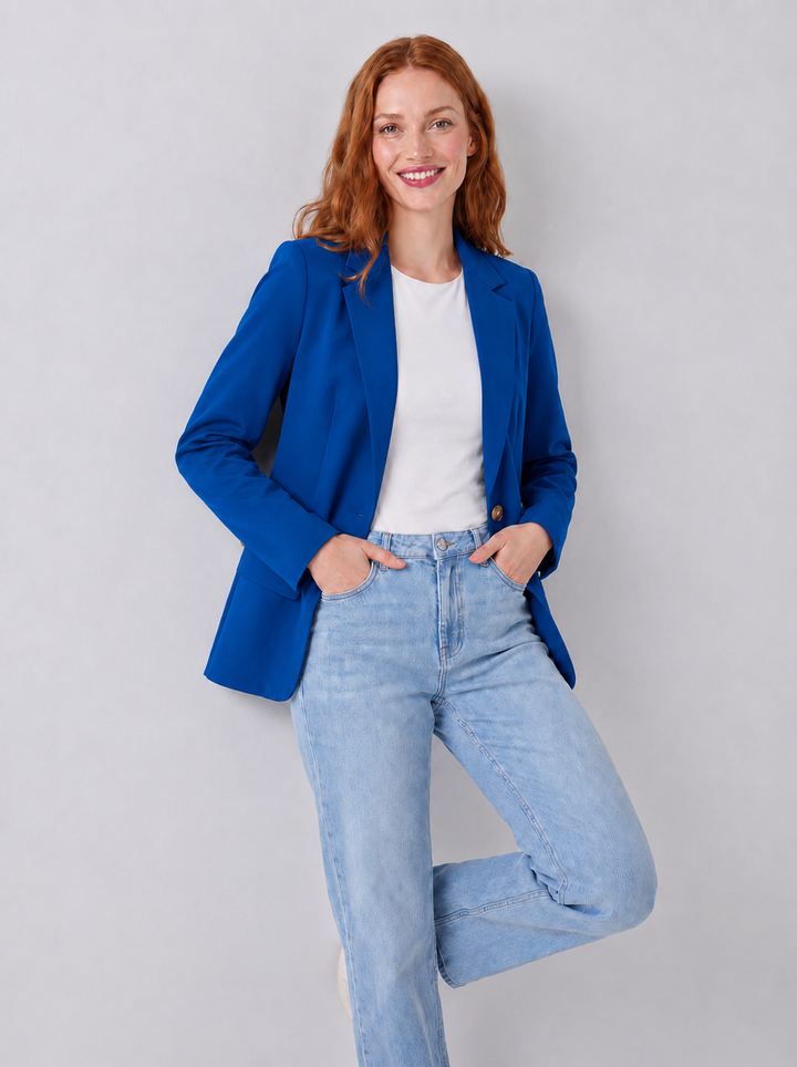 Savannah | Structured Two-Button Blazer – Casual &amp; Everyday