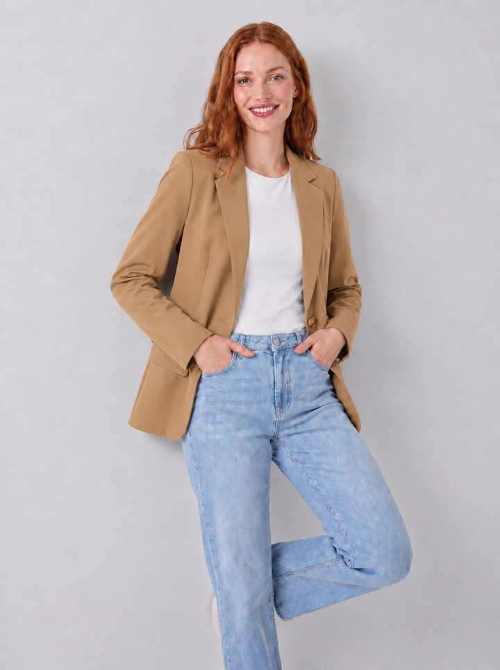 Savannah | Structured Two-Button Blazer – Casual &amp; Everyday
