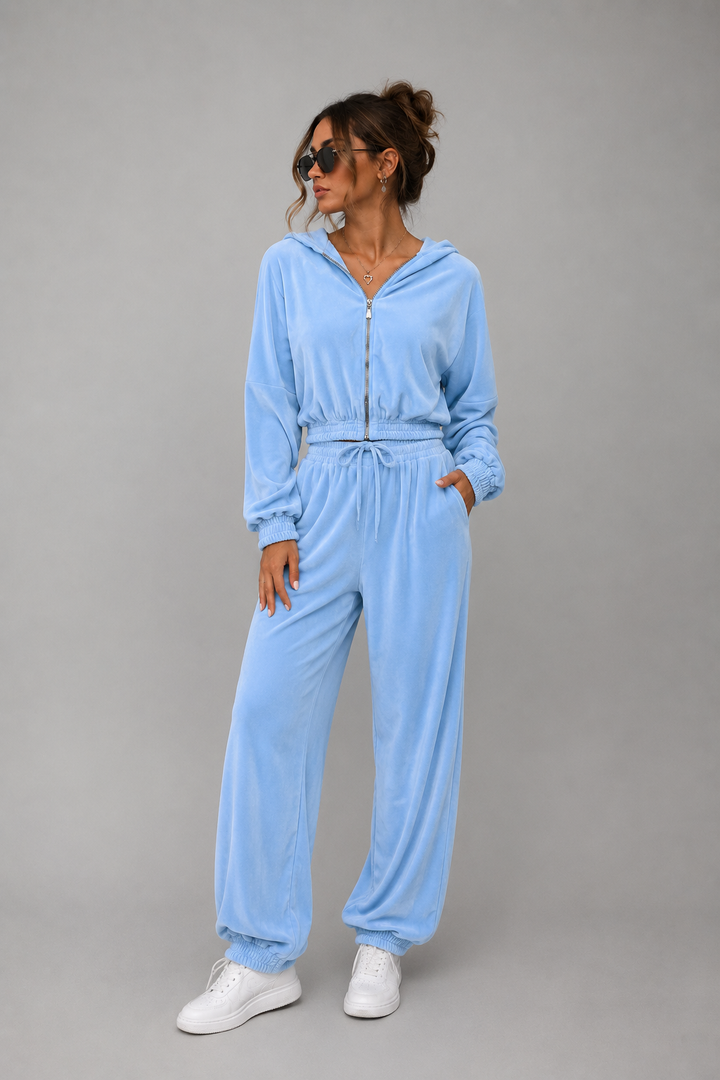 Harper | Women Clothing Zip Jogger Tracksuit Set