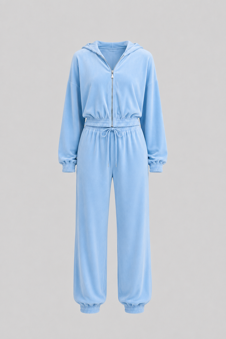 Harper | Women Clothing Zip Jogger Tracksuit Set