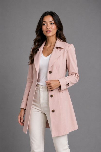 Ava women's tailored trench coat by Atelier Oshea - view 5