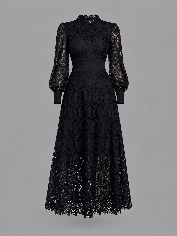 Alice | Wedding Guest Lace Midi Dress