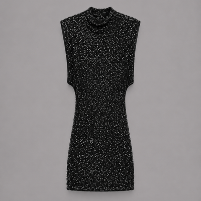 Phoebe | Short Glitter Frock for Wedding Guests