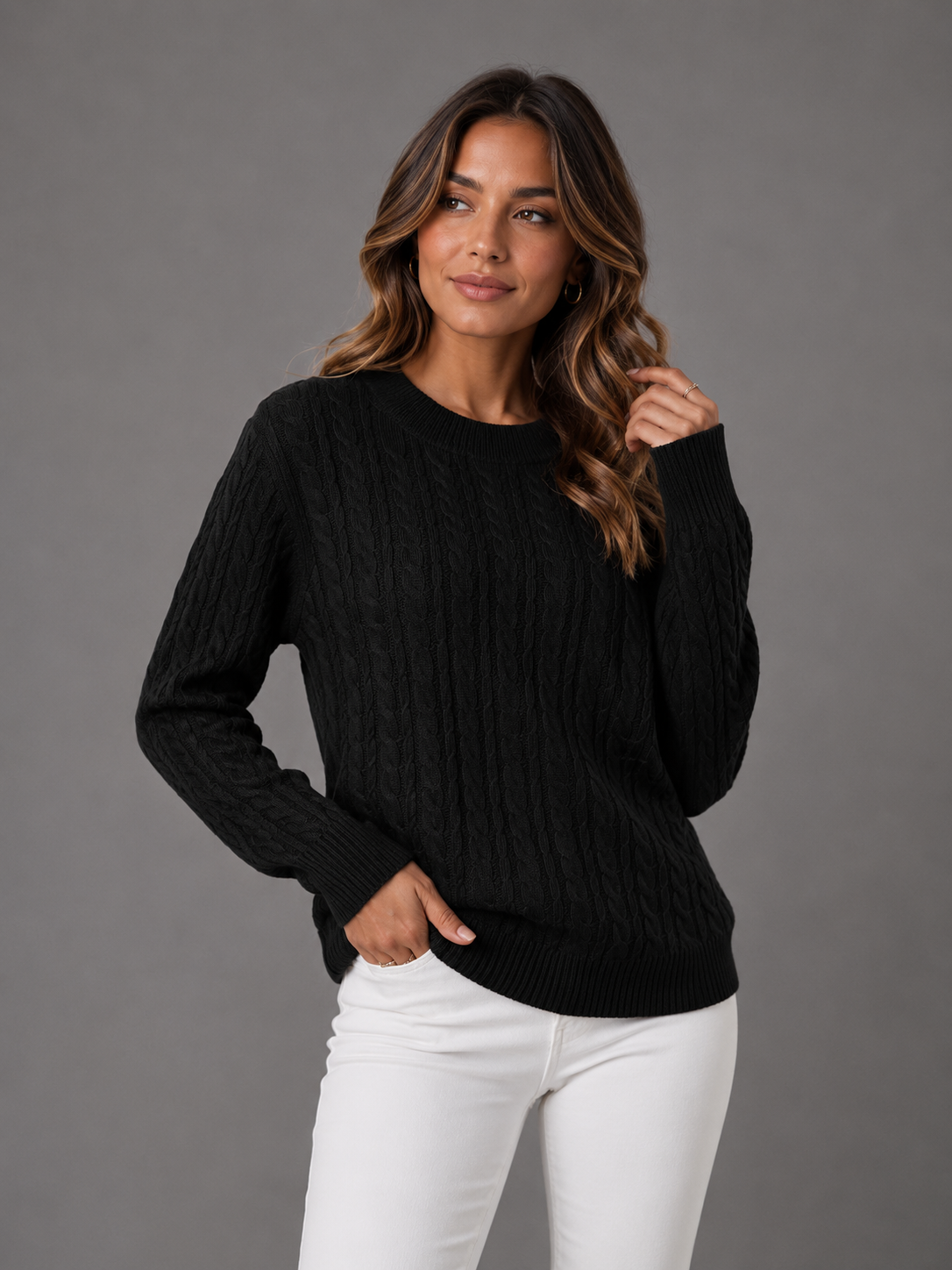 Sienna | Women's Cable Knit Jumper