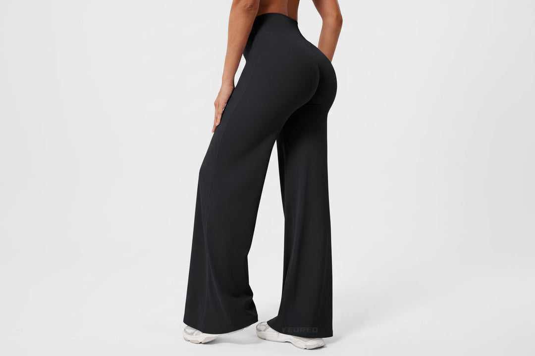 Charlotte | High Waist Wide Leg Womens Tracksuits Trousers