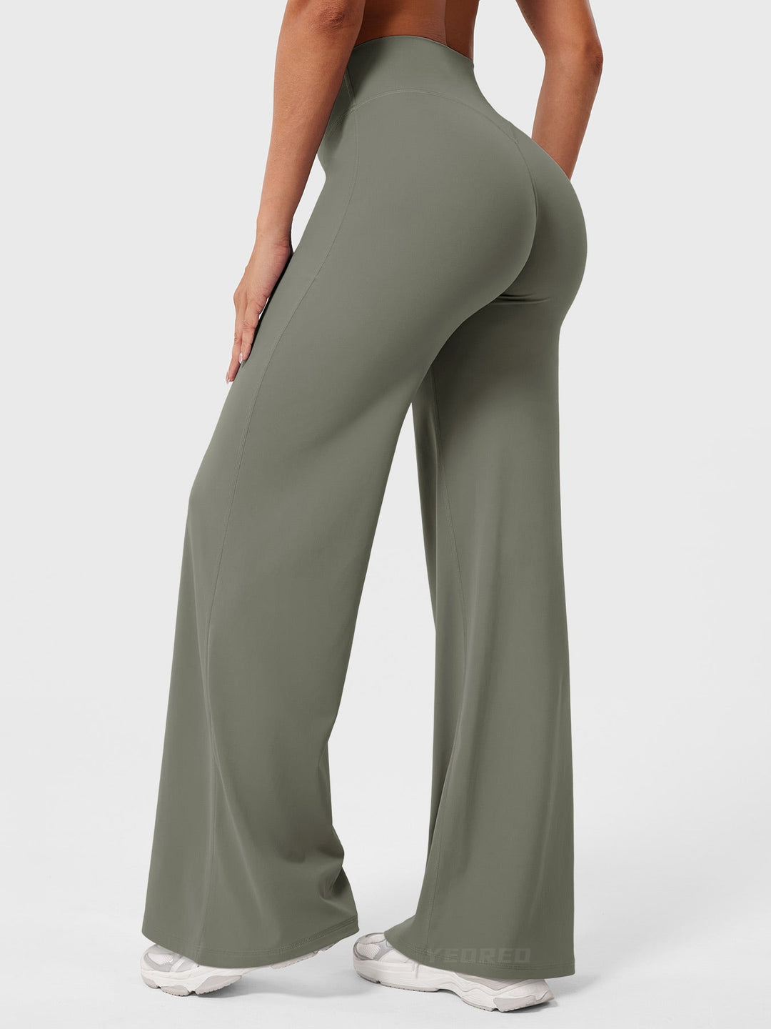 Charlotte | High Waist Wide Leg Womens Tracksuits Trousers