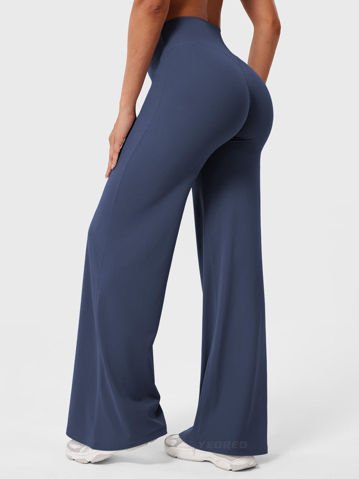 Charlotte | High Waist Wide Leg Womens Tracksuits Trousers