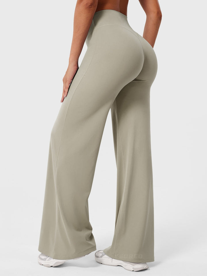 Charlotte | High Waist Wide Leg Womens Tracksuits Trousers