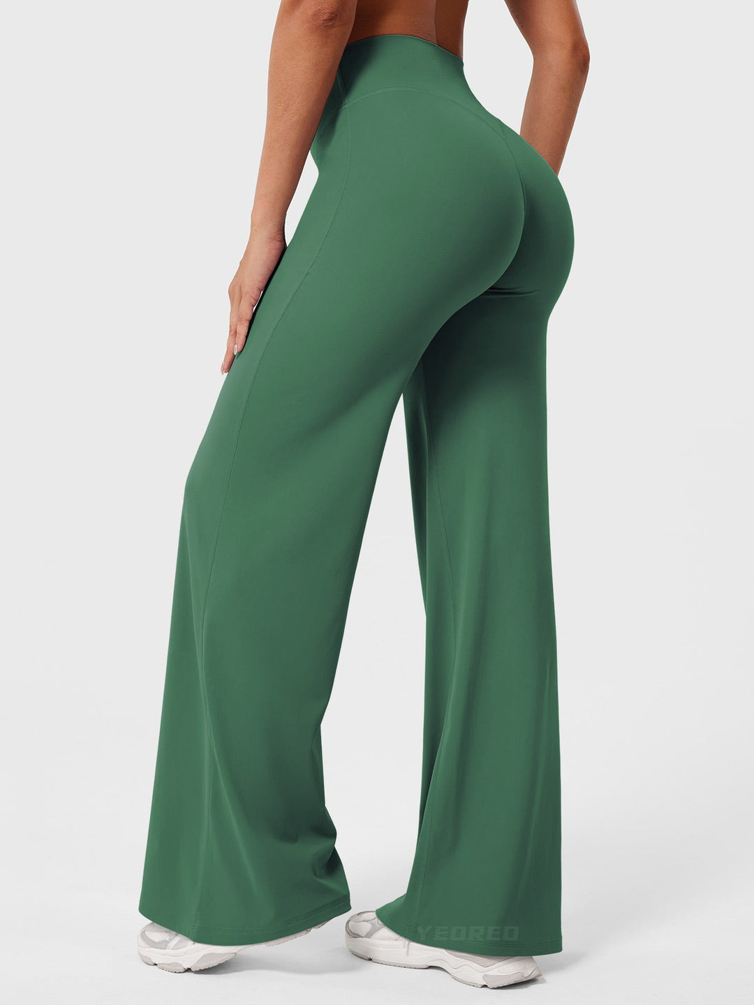 Charlotte | High Waist Wide Leg Womens Tracksuits Trousers
