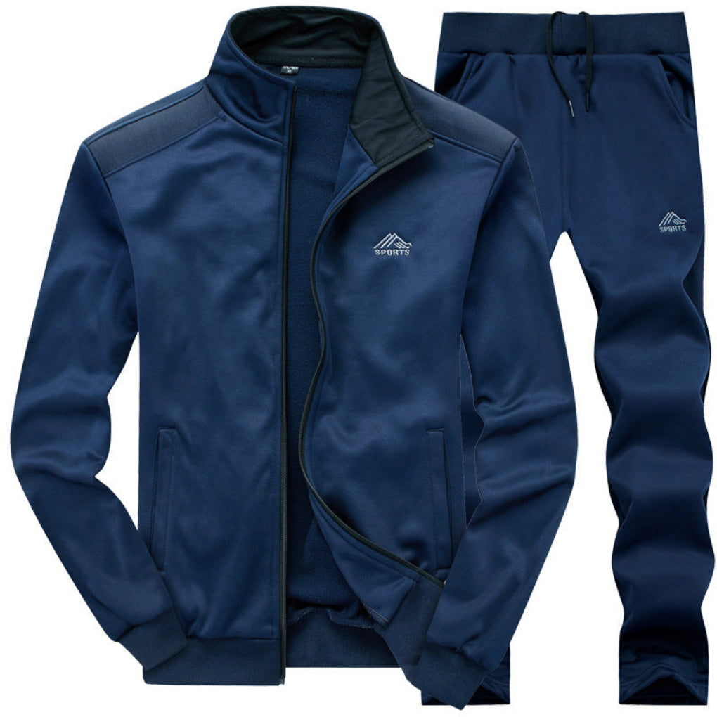 Casper mens relaxed zip tracksuit
