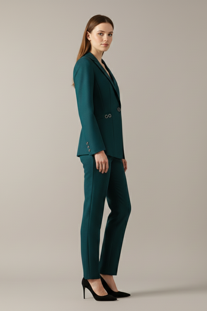 Harper | Women Clothing Blazer Trouser Suit Set