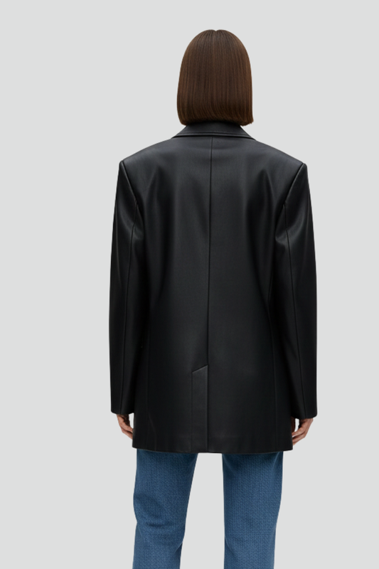 Kennedy | Women Jacket Leather Oversized Blazer