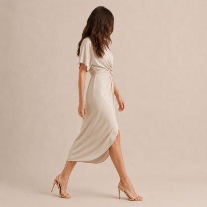 Florence | Wedding Guest Midi Wrap Dress