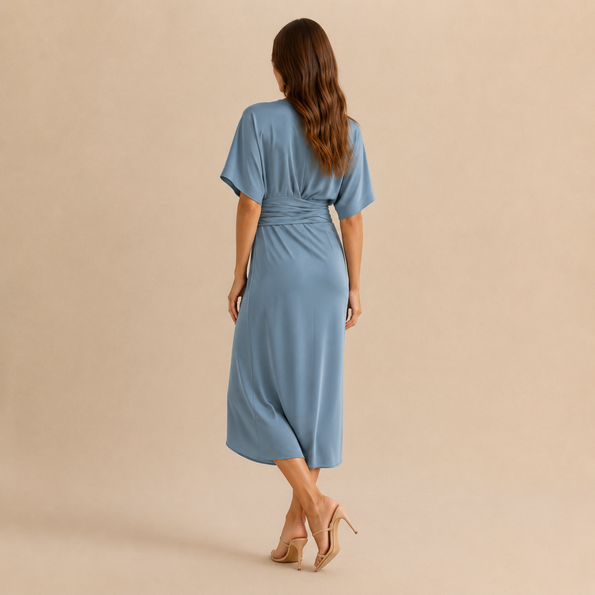 Florence | Wedding Guest Midi Wrap Dress